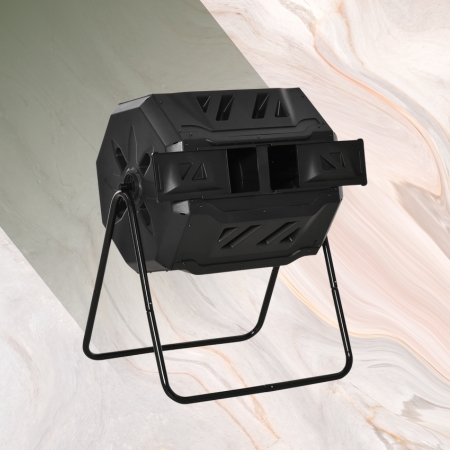 Outsunny Dual Chamber Composter