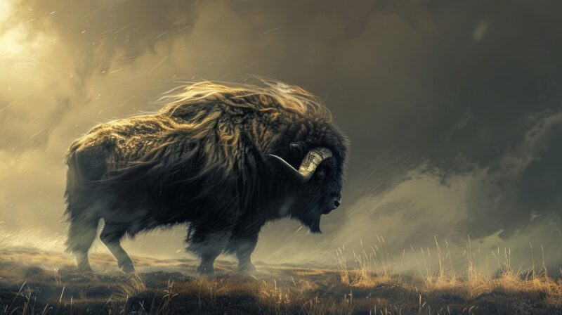 Largest Animals In North America - Musk Ox